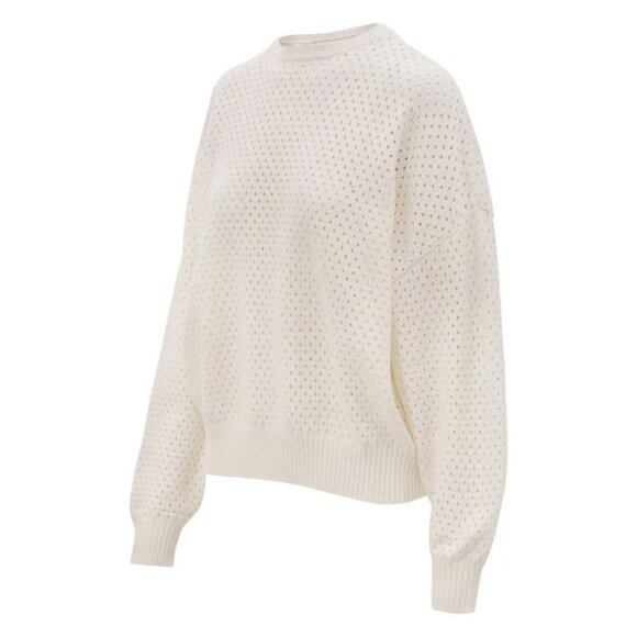 Lune Active Olly Crochet Sweater Marshmellow Size Small - Picture 2 of 8